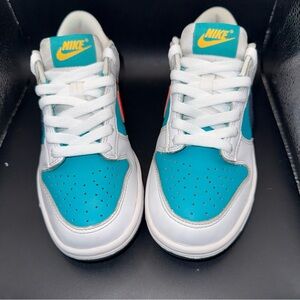 Size 4Y - Nike Dunk Low ‘Dusty Cactus Thunder Blue’, HF4794-345, Good, No Box